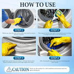 Home Stain Cleaner Gel, Home Remover Gel, Deep Cleaning Gel for Tile Gaps, Washing Machine, Refrigerator Strips, Home Kitchen Sinks, Wall & Shower Stains - 6.76 Fl oz