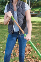 AMES 20201033 Steel Tine Leaf Rake with Hardwood/Steel Handle, 22 Tines