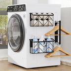 DAOYA Magnetic Dryer Ball Holder and Magnetic Hanger Holder, Magnetic Lint Bin for Laundry Room, Space Saving Laundry Organization and Storage