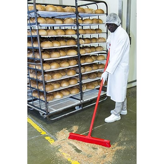 Vikan 31992 Broom,Push,Soft,24",PP/PBT,Green