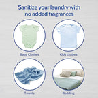 Lysol Laundry Sanitizer Additive | Free & Clear | 0% Bleach | 90 Fl Oz | Pack of 2