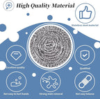 Stainless Steel Scrubber Scrubbing Scouring Pad Sponges Clean Pot Pan and Steel Wool for Kitchen Bathroom