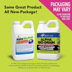 ALPHA BIO-DRAIN - Enzyme-Based Maintenance to Help Prevent Clogs and Reduce Odors from Pet Waste, Grease, Hair in Drains and Septic Systems - ½ Gallon by Alpha Tech Pet
