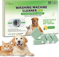 (30-Pack) Washing Machine Cleaning Tablets, Formulated for Pet Owners, Washer Cleaner, for Front-Loaders, Top-Loaders, HE Machines, Easily Removes Residue, Septic Safe, Over a 12-Month Supply