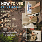 Laundry Detergent, 124 Load. Unscented Liquid Laundry Detergent Washing Soap for Sensitive Skin. ProvenSafe™ Fabric Stripper Cleaning Supply w/Odor & Stain Remover for Activewear & All Fabrics