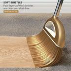 Broom and Dustpan Set, Broom and Dustpan Combo Set, Long Handle Broom with Dustpan Combo Set, Stand Up Broom and Dustpan for Home, Heavy Duty Broom for Kitchen Offices, LKSX585SIHM53TRUDTX