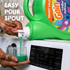 Gain + Odor Defense Liquid Laundry Detergent, Super Fresh Blast Scent, 107 Loads, HE Compatible Washing Soap (Packaging May Vary)