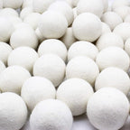 Wooland Wholesale Bulk Laundry XL Premium Wool Dryer Balls - 100% New Zealand Organic Wool Natural Fabric Softener for Sensitive Skin, Babies (200 Count)