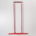 SPARTA 24" Floor Squeegee Replacement Head, Seamless Rubber with Rust-Free Plastic Frame for HACCP Compliance, Heavy-Duty Industrial Use, Thermoplastic Rubber, 24 Inches, Red