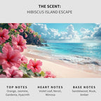 Lapew Hibiscus Island Scented Mop Soap - Luxury Floor Cleaner Concentrate for Mopping Tile, Laminate, Vinyl & Hardwood | Streak-Free, Low-Foam | 36 oz