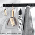 Small Dustpan and Brush Set - Mini Broom with Dustpan Set, Handheld Broom and Dust Pan Combo Set for Home, Pet Care, Car, 14 x 8.7 inch, Grey