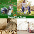Rodent and Insect Repellent Balls, Rats and Squirrel Repellent for Indoor and Outdoor, Peppermint to Repel Rats and Mice, Mouse and Rodent Deterrent for House, Garden, 12 Packs