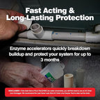 AC Drain Line Cleaner - 2 Pack / 6 Month Supply - Cleans HVAC drain lines, AC line cleaner, condensate lines, fountain drink drain lines and more
