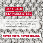 CM SCRUBBER Knapp Made Original 4" Chainmail Scrubber - Cleaner For Cast Iron, Stainless Steel, Hard Anodized Cookware and Other Pots & Pans