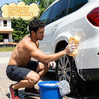 Large Sponge Non-Scratch, Car Wash Sponge, Super Absorbent Heavy Duty Large Sponges for Cleaning Home/Kitchen/Boat Bail & Car Washing (5.71x3.54x1.38 Inch)