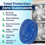 AC Pan Tablets, Commercial-Grade, Gel Lock Tech: Long Lasting, Moisture Activated Slow Release, Non-Corrosive & Safe - No Residue, Pan Treat Tablets (1 Ton, 30 Pack)