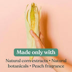 Lazy Coconuts Sweet Peach Laundry Beads - Eco Friendly, Plastic Free, Minimal, Natural Ingredients - Dye Free Laundry Scent Boosters, Zero Waste, Recyclable Package, Carbon Negative