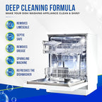 Freshero Dishwasher Cleaner and Deodorizer Tablets 26-Pack, Deep Cleaning Descaler for Dishwasher Machine, Heavy Duty, Septic Safe, Removes Grease & Build-ups, 1 Year of Cleaning Supplies (Unscented)