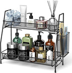 SPISPI Bathroom Organizer Countertop, Spice Rack Organizer for Cabinet,Bathroom Counter Organizer, Kitchen Countertop Organizer
