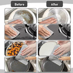 XANGNIER 10 Pcs Multipurpose Wire Dishwashing Rags for Wet and Dry,2024 New Multifunctional Non-Scratch Wire Dishcloth,Wire Cleaning Cloth,Non Scratching Metal Wire Rag for Kitchen,Counter,Dishes,Sink
