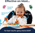 Miss Mouth's Messy Eater Stain Treater Spray - 16oz Stain Remover - Newborn & Baby Essentials - No Dry Cleaning Food, Grease, Coffee Off Laundry, Underwear, Fabric