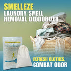 SMELLEZE Reusable Laundry Smell Removal Deodorizer Pouch: Removes Clothing Stink Without Scents