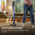 Bissell PowerClean FurFinder 200W Self-Standing Cordless Vacuum w/Tangle Free Brush Roll, Strong Suction, Removeable Battery, Wall Mount, Upholstery Tool & Bright Headlights