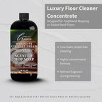 Lapew Mahogany Coconut Scented Mop Soap - Luxury Floor Cleaner Concentrate for Mopping Tile, Laminate, Vinyl & Hardwood | Streak-Free, Low-Foam | 36 oz