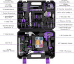 Tool Kit: Drill Tool Set, 8V Power Drill with Li-Ion Battery