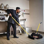 Rubbermaid Commercial Products Maximizer Heavy Duty Upright Debris/Dust Pan, Yellow, for Indoor/Outdoor Debris Collection