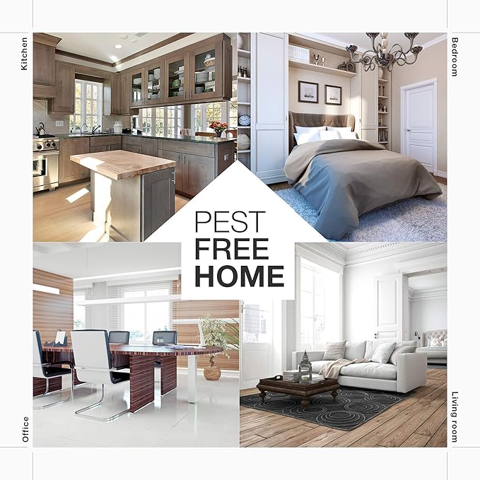 Ultrasonic Pest Repeller Plug in – Bionic and Ultrasound Repellent Defender 1 Pack Get Rid of German Roach Scorpion Spider Tick Wasp O Sol e as Duna (Em Portuguese