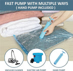 Roomimaster Vacuum Storage Bags, Vacuum Seal Space Saver Bags for Clothing, Travel Lugggage, Carry-on, Blankets, Comforters, Pillow, Bedding, 10 Combo