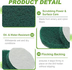 Power Scrub Pads, Scrubbing Pads 180 Grits Scouring Discs - Fitting for (Home Kitchen Cleaning - Drill Attachment - Scrubber Replacement) 20 Pcs & 3 Inch & Green