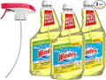 Windex Refill Multipurpose Disinfectant Cleaner Spray with Reusable Trigger, Bottle Made from 100% Recovered Coastal Plastic, Surface Cleaning Spray, Citrus Fresh Scent, 32 Fl Oz (Pack of 3)