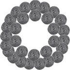 Steel Wool Scrubber Pad 30 Pcs Steel Wool Scrubber, Stainless Steel Scouring Pad, Metal Kitchen Scrubbing Sponges, Dishwashing Scouring Pads Heavy Duty for Cleaning Kitchen,Bathroom