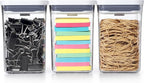 OXO Good Grips 3-PC Small Square Short POP Container Set
