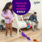 Swiffer WetJet Hardwood Floor Cleaner Spray Mop Pad Refill, Bathroom Cleaning Supplies, Hardwood Floor Cleaner, Multi Surface, 24 Count (Pack of 2)
