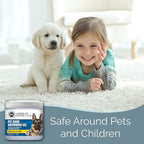 SMELLS BEGONE Pet Odor Absorber Gel - Air Freshener & Odor Eliminator - Made with Essential Oils - Fresh & Clean Scent - 15 Ounce