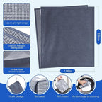 10Pcs New Upgrade 2-Layer Non Scratch Wire Dishcloth,Wire Dishwashing Rag, Non-Scratch Wire Dishwashing Rags for Wet and Dry, Kitchen Cleaning Dish Rags for Cookware,Sinks, Dishes,Stove