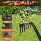 2025 New Weed Remover Tool, Multifunctional Hand Weeder Tool, Portable Garden Weeding Tools, Weeding Artifact Uprooting Weeding Tool for Yard and Garden (5 Tines)