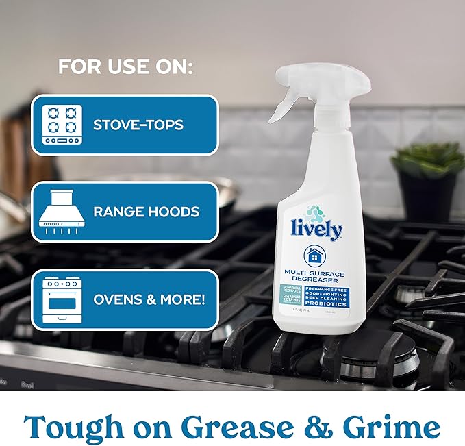 Lively Deep Clean & Stain Removal Bundle – Multi-Surface Degreaser and Laundry Stain Remover