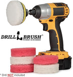 Non Scratch Soap Scum Removal Rotary MINI Scrub Pads 3 inch