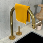 Reusable Paper Towels - 10 Pack - Roll of Washable Cotton Cloth Paper Towels - Paperless Reusable Napkins Cloth Washable - Absorbent + Long Lasting - Zero Waste Products - (Sunshine)