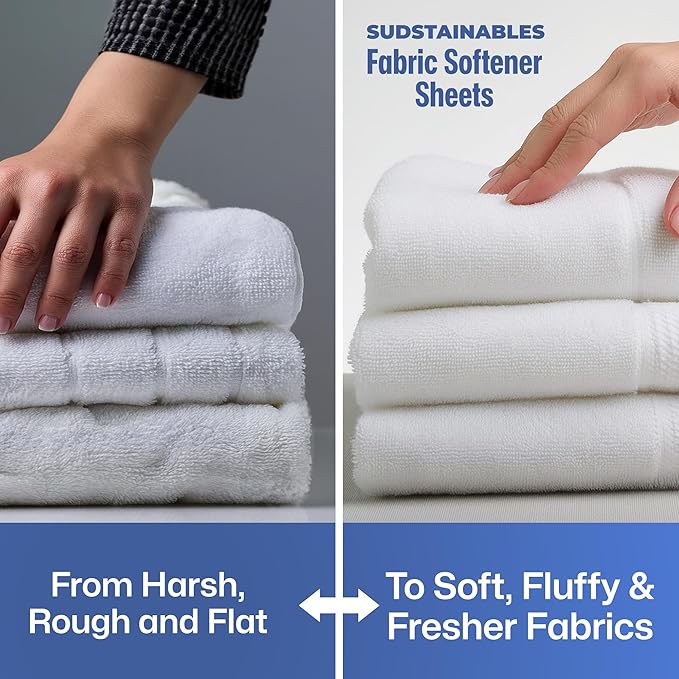 Fabric Softener Sheets for Washer bundle with 100 Sheets Laundry Detergent Fresh Linen