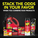 Raid Ant & Roach Killer Spray For Listed Bugs, Keeps Killing for Weeks, Lemon Scent, 17.5 oz