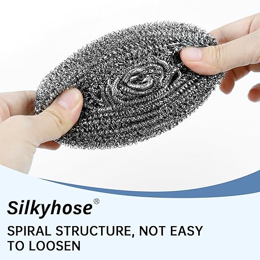 18 Pack Steel Wool Pads - Individually Wrapped Heavy Duty Scrubbers for Grill Grates, Oven Racks, Cast Iron, Pots & Pans | Industrial Strength Rust Remover, Non-Scratch Metal Scouring Pads