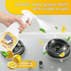 All Purpose Cleaner, Remove Stains Cleaning Spray, Lemon Breeze Scent Multipurpose Heavy Duty Degreaser, Kitchen Cleaning Supplies Removes Oil Stains On Microwave & Oven & Stove Top