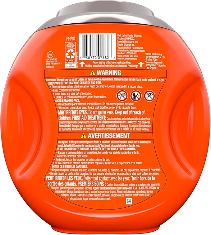 Tide Power Pods Sport Laundry Detergent Pacs, 32 Count, Advanced Sweat + Stain Fighter