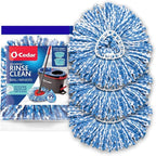 O-Cedar RinseClean Spin Mop Microfiber Refill, 1 CT (Pack of 3)