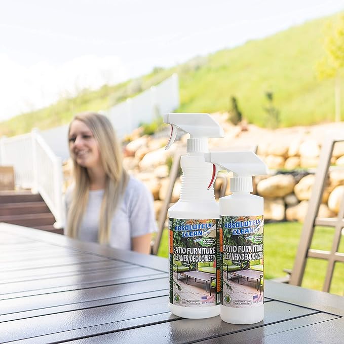 Amazing Patio Furniture Cleaner - Natural Enzymes Easily Remove Dirt, Bird Droppings, Food Stains and More from Your Outdoor and Patio Furniture - USA Made
